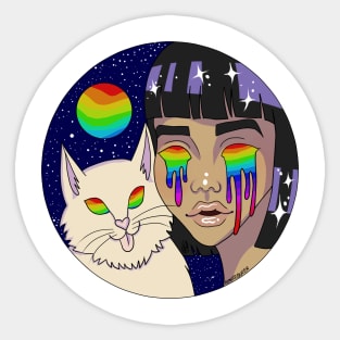 GALAXY CAT Sticker